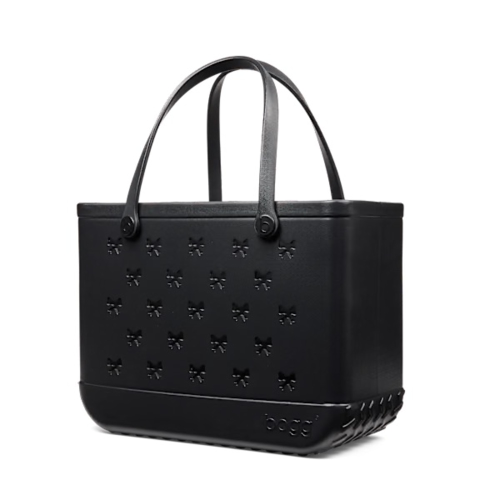 Large Limited Edition bow Bogg Black Tote Bag
